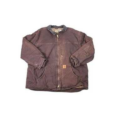 Vintage Carhartt Workwear Jacket Fleece Lined 3XL 