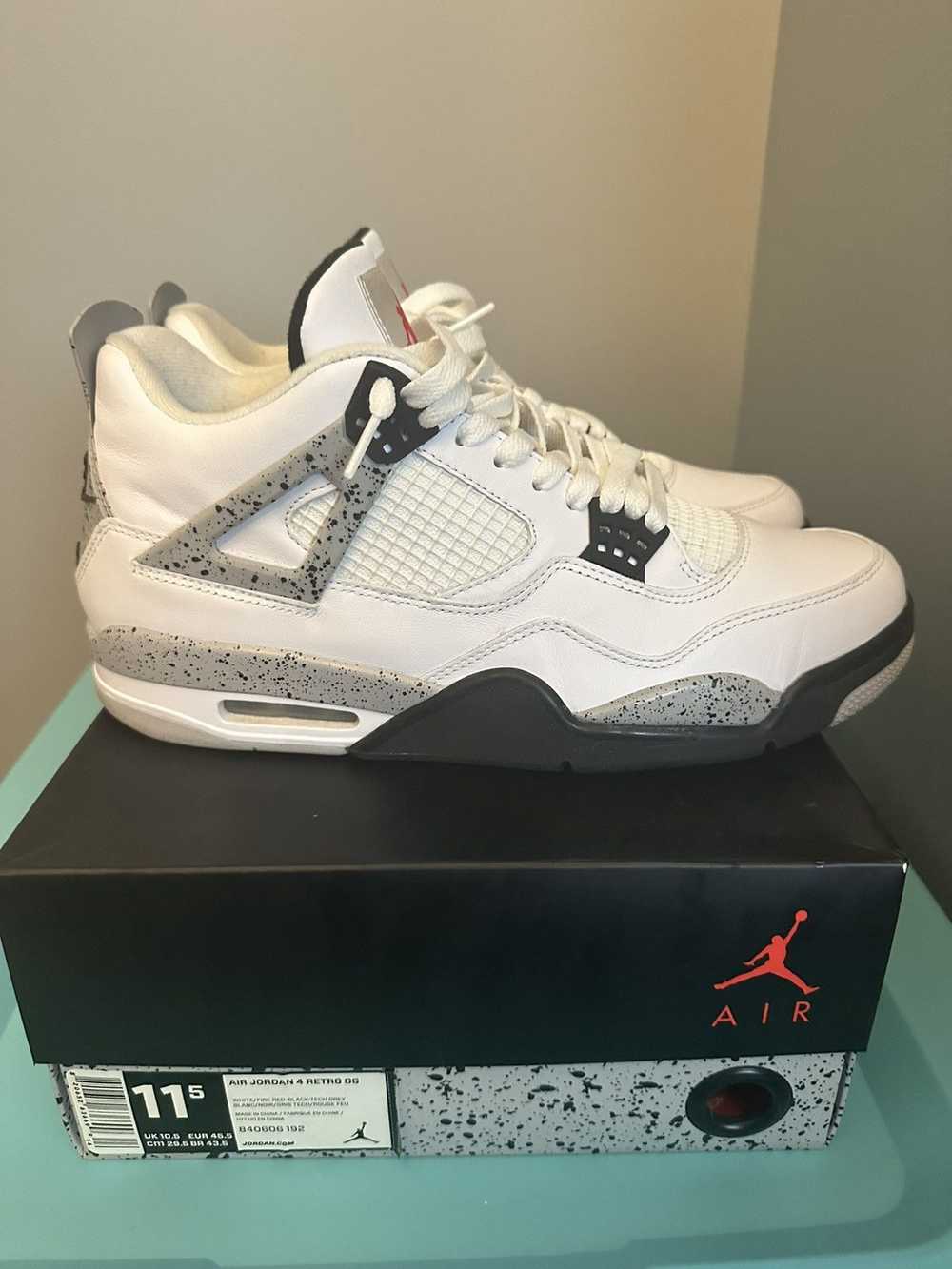 Jordan Brand × Nike × Streetwear Jordan 4 White C… - image 2