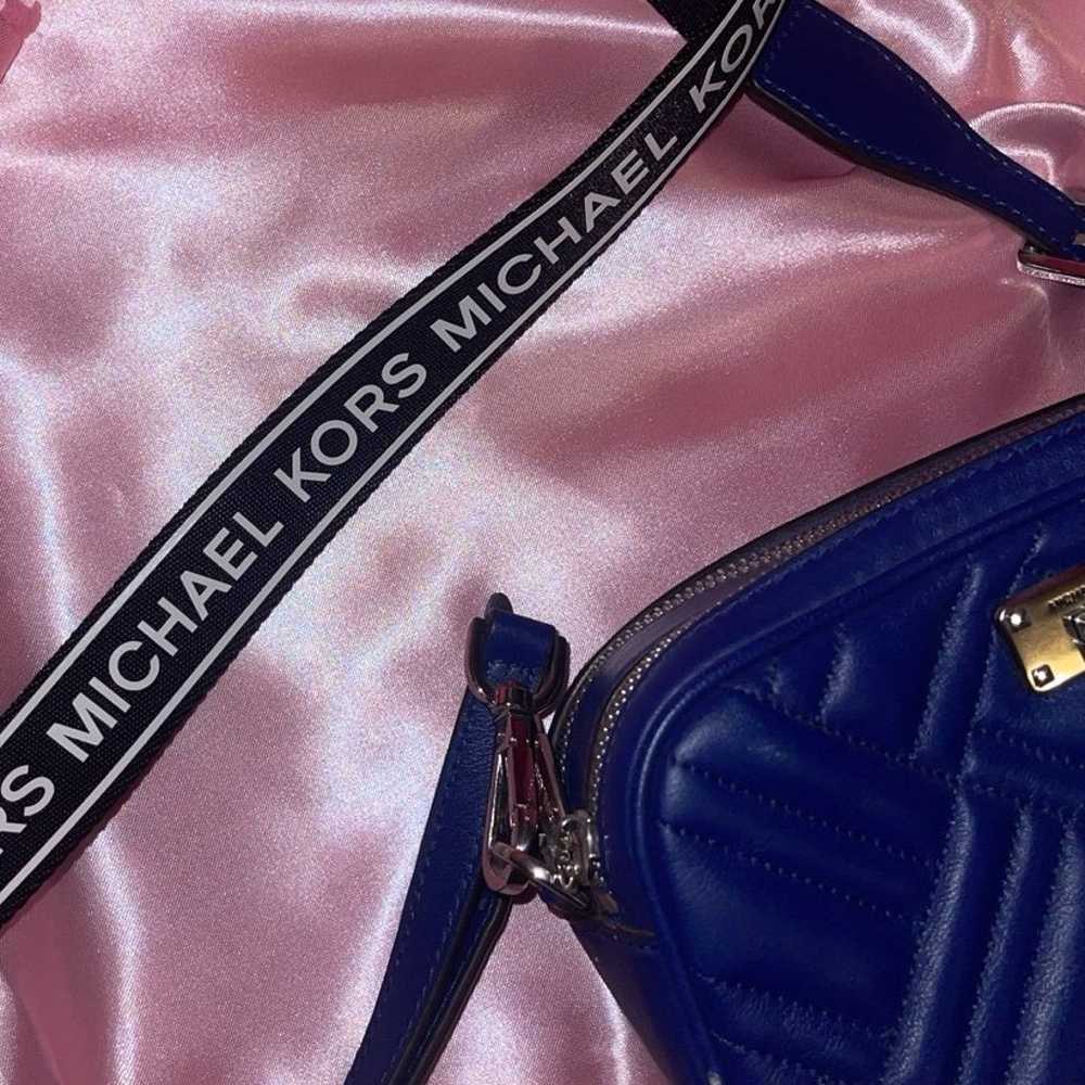 Michael Kors blue Crossbody purse - image 3