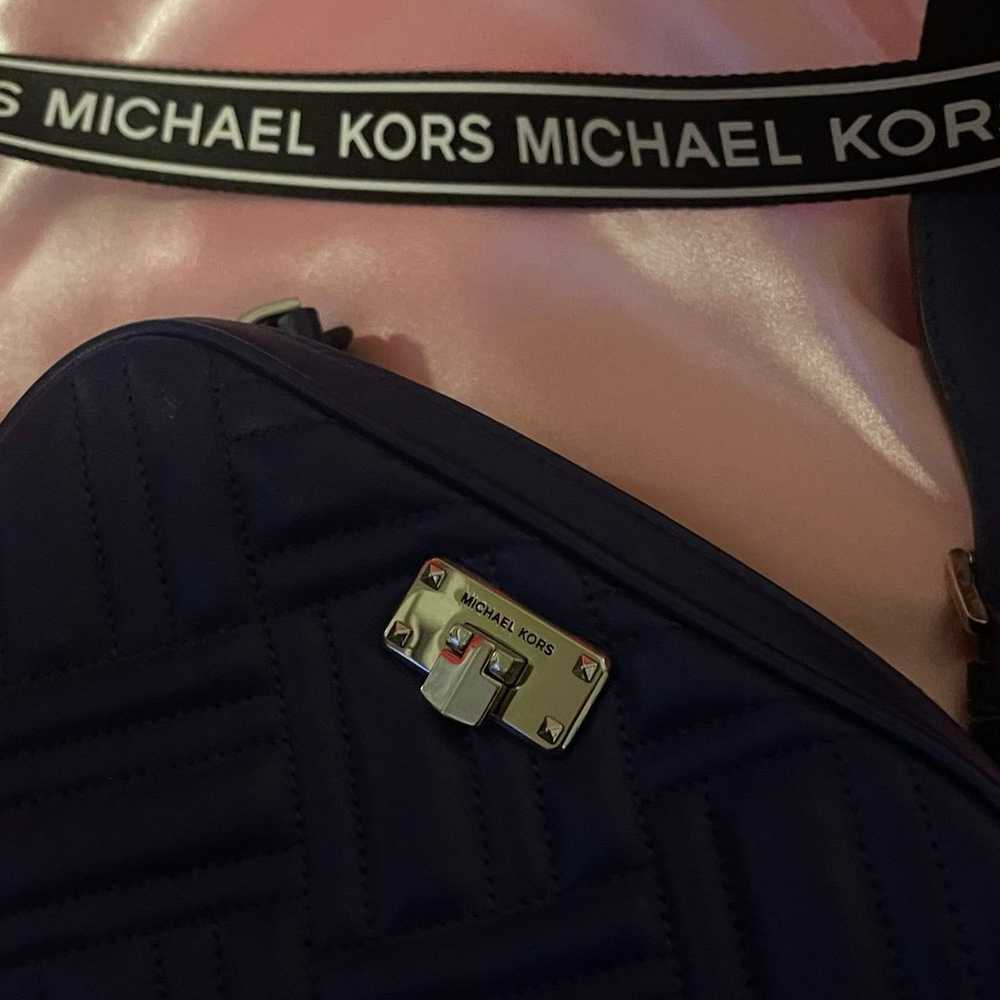 Michael Kors blue Crossbody purse - image 5