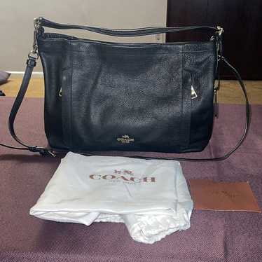 AUTHENTIC COACH Scout Hobo in Pebble Leather
