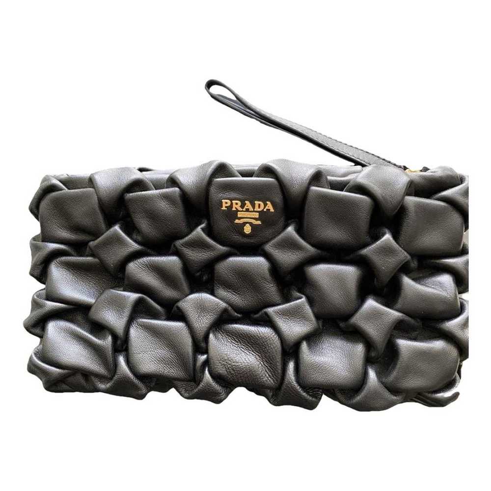 Prada Etiquette leather clutch bag - image 1