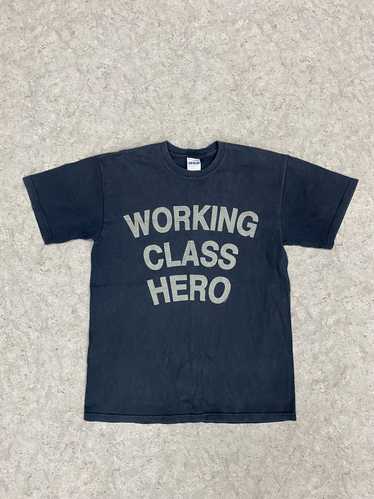 Vintage Vintage Working Class Hero faded Tshirt T… - image 1