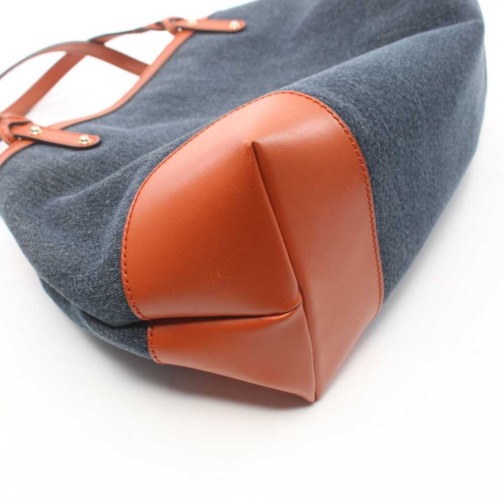 Gucci Gucci Gucci Craft Handbag Tote Bag Denim Le… - image 6