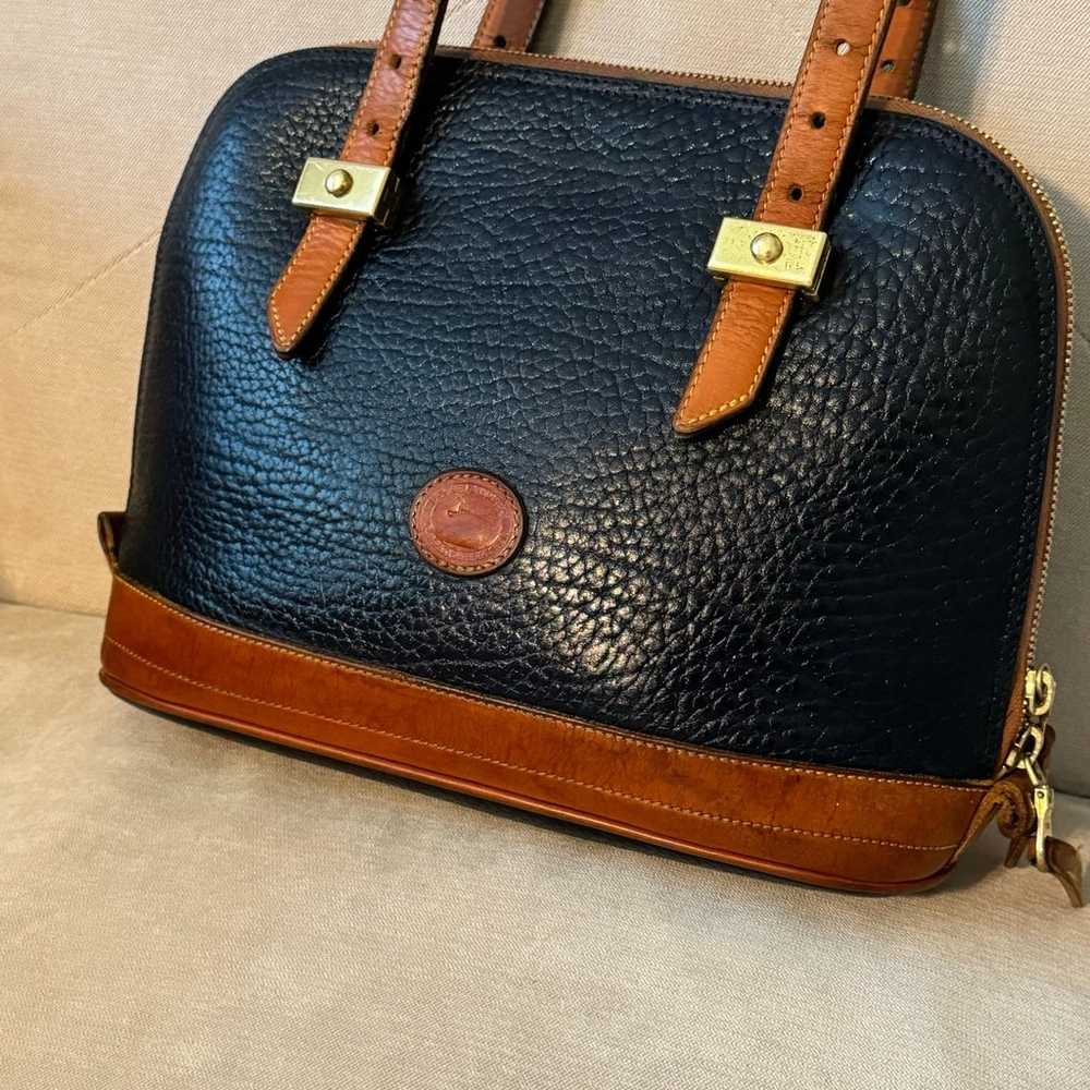 Vintage Dooney and Bourke zip-zip satchel made sp… - image 4