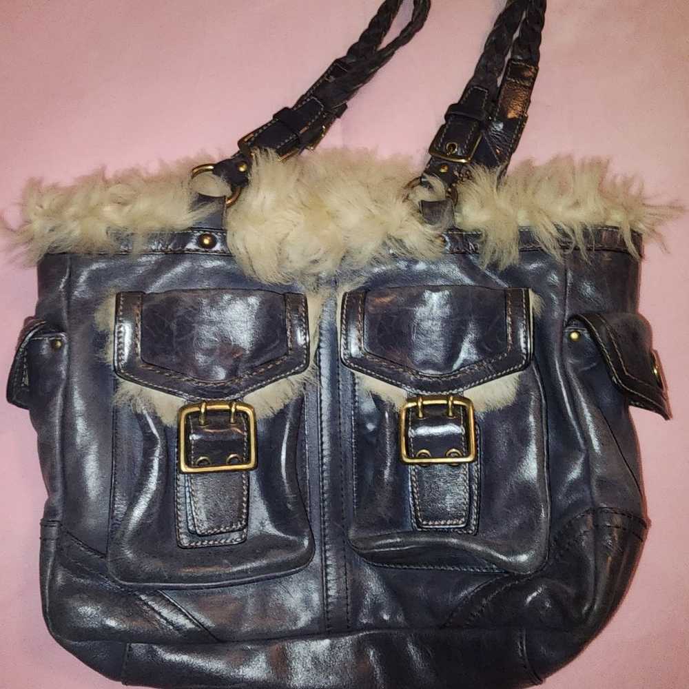 vintage Coach leather bag - image 1