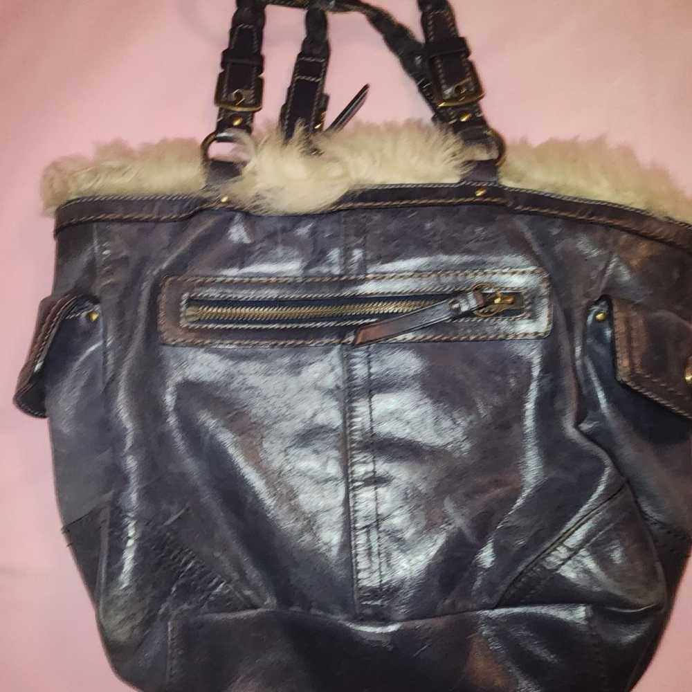 vintage Coach leather bag - image 2