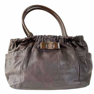 Salvatore Ferragamo leather Vara bow shoulder bag