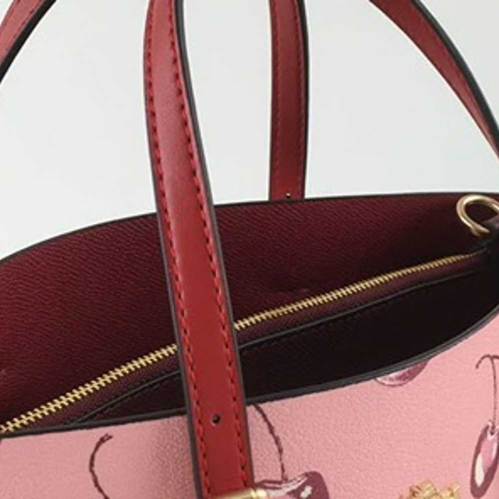 coach mollie red cherry tote bag cr293 - image 4