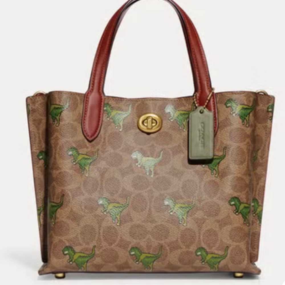 Coach Willow 24 Rexy Printed Coated-Canvas Tote - image 1