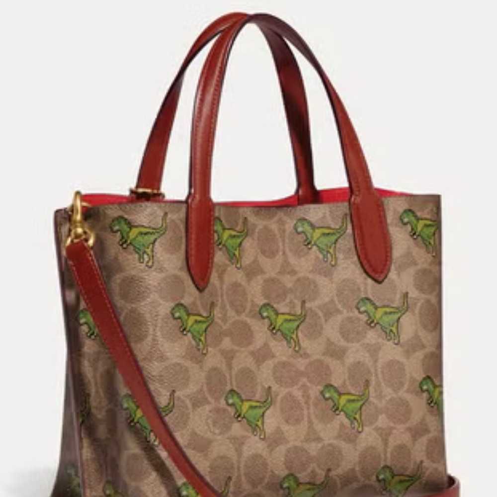 Coach Willow 24 Rexy Printed Coated-Canvas Tote - image 2