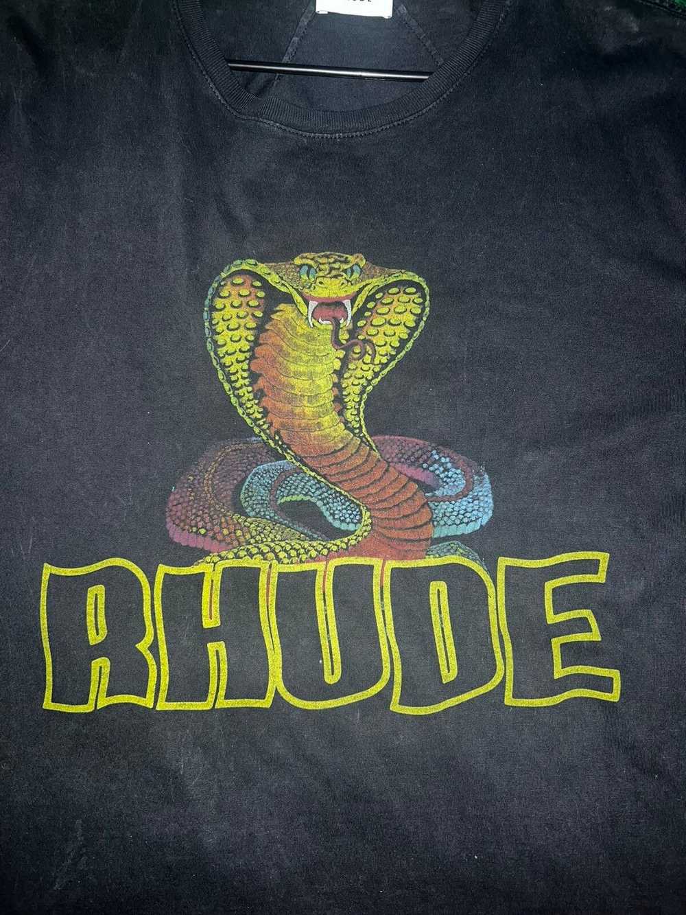 Rhude Rhude cobra black tee - image 2