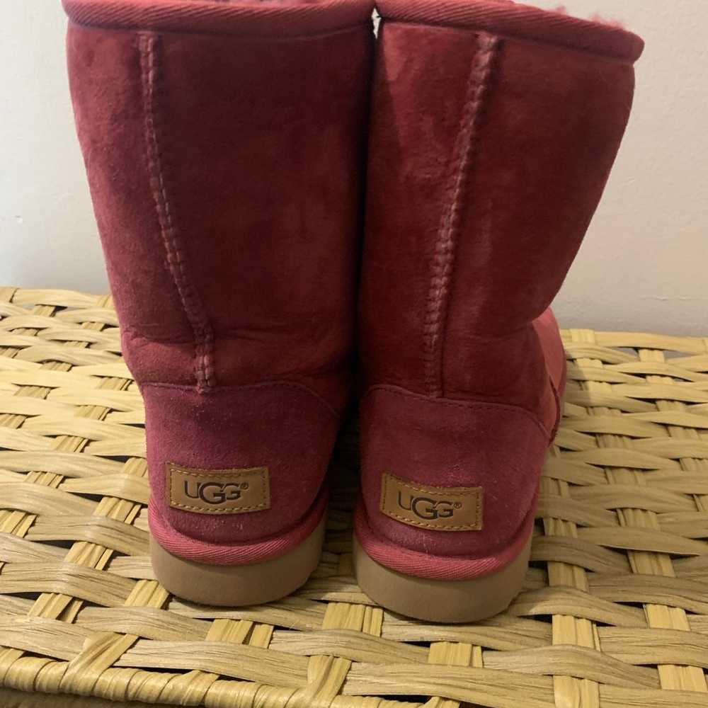 UGG Boots Red Wine size 8 - image 7