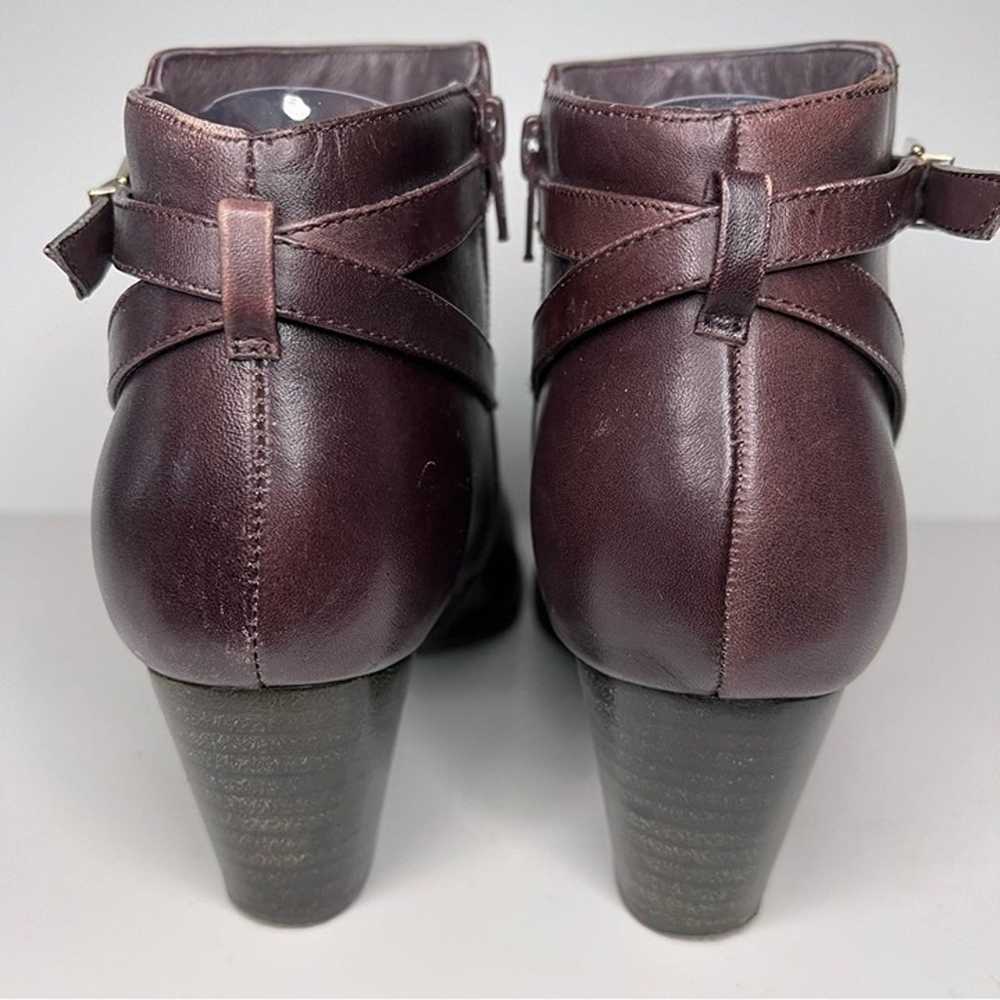 Vionic Upton Brown Leather Side Zip Ankle Boots W… - image 5