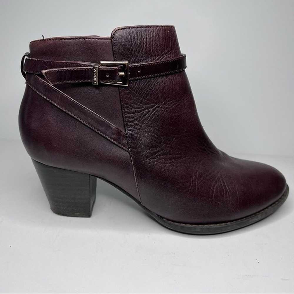 Vionic Upton Brown Leather Side Zip Ankle Boots W… - image 8
