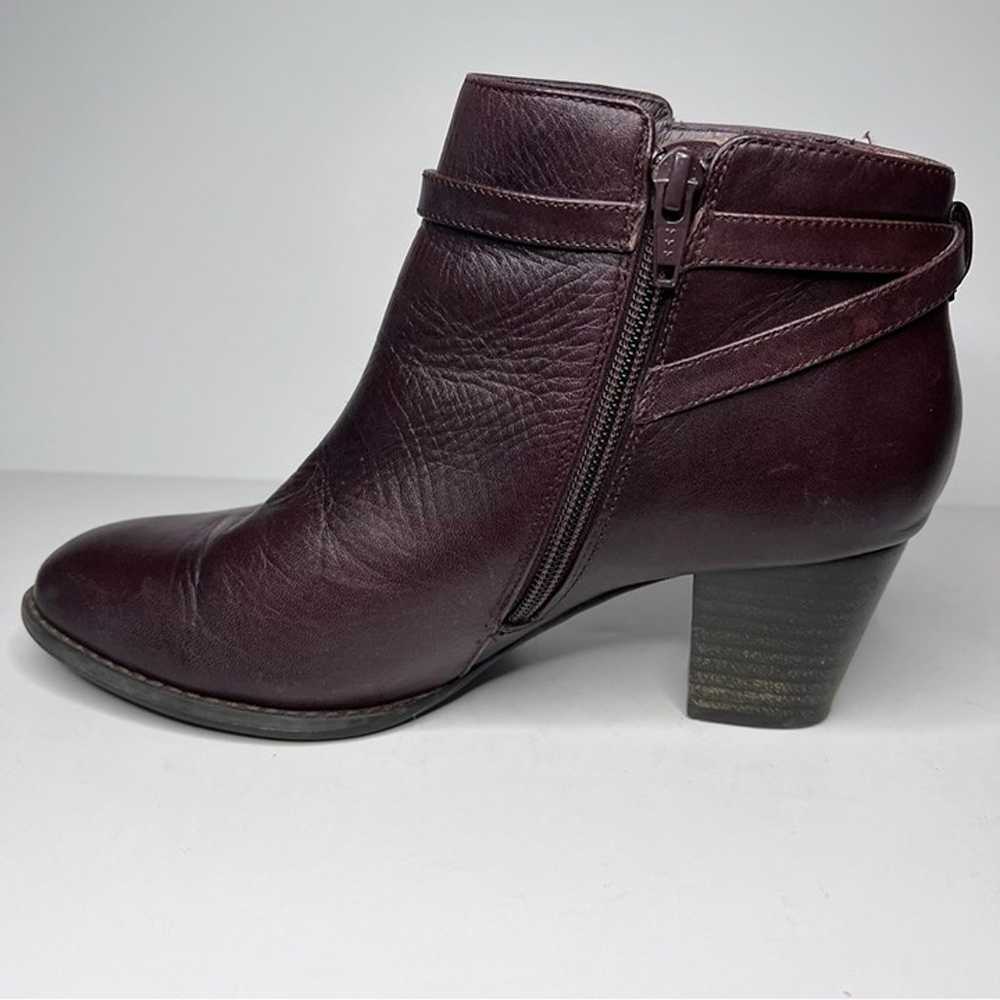 Vionic Upton Brown Leather Side Zip Ankle Boots W… - image 9