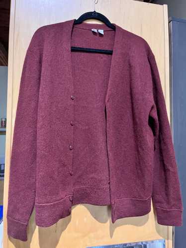 Lemaire × Uniqlo Uniqlo U Red cardigan 100% wool