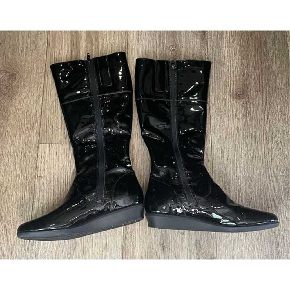 Cole Haan Women’s Waterproof Black Tall Boots 8 - image 2