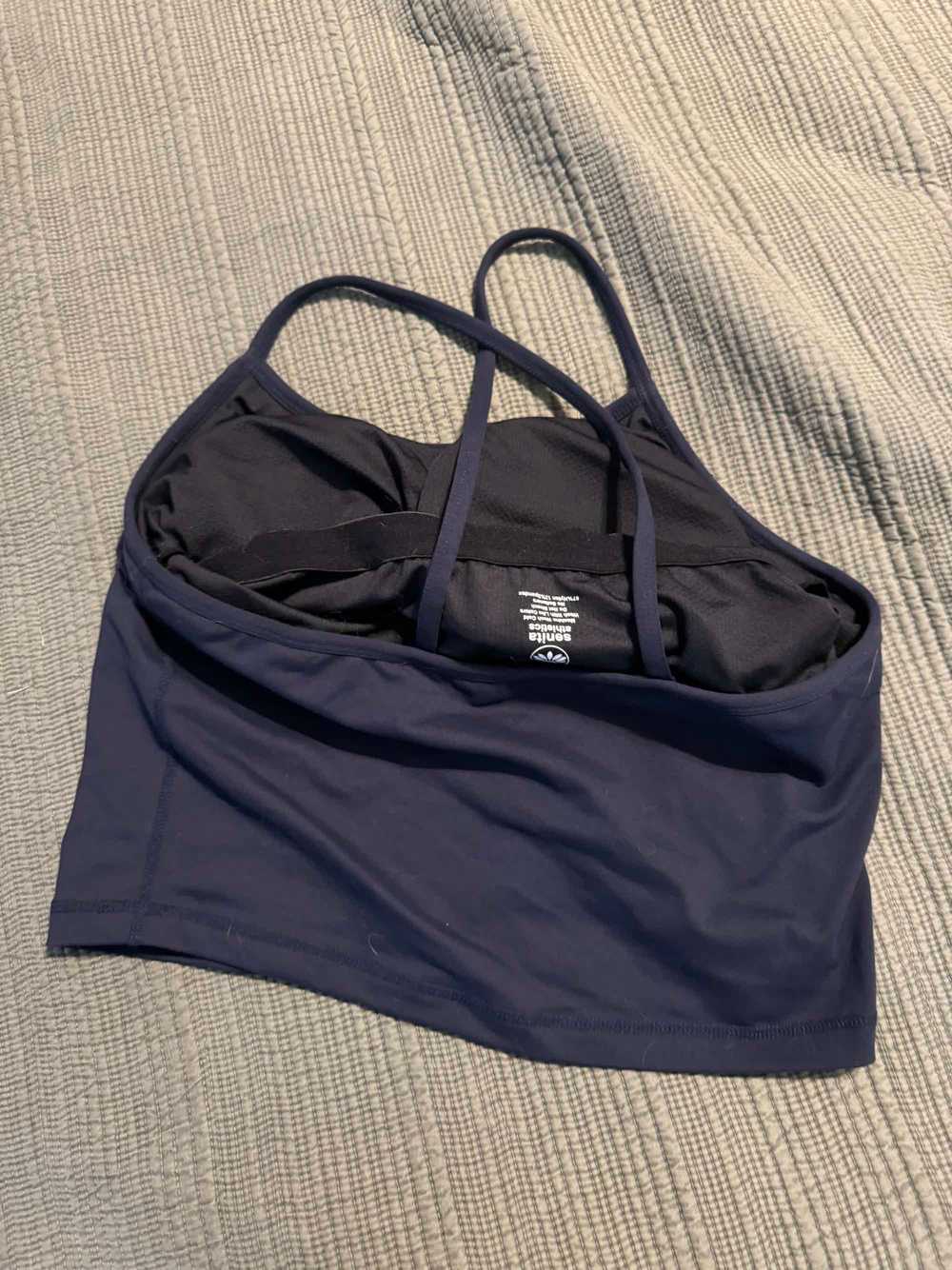 Senita Athletics Ava Crop Top - Navy - image 4