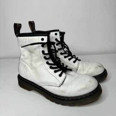 Dr. Martens white boots size 5