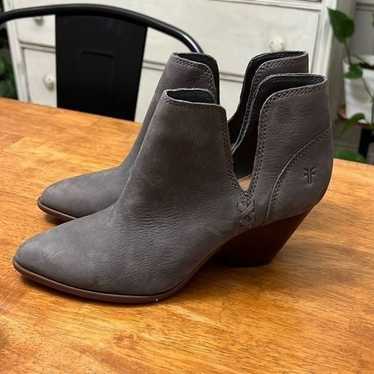 Frye size 6 gray booties boots