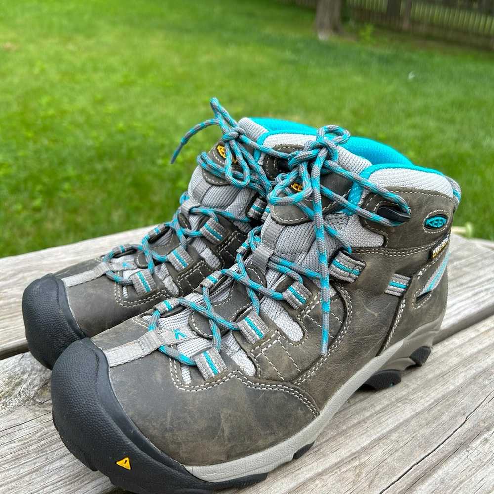 Keen Detroit XT Steel Toe Hiking Work Boots Grey … - image 12