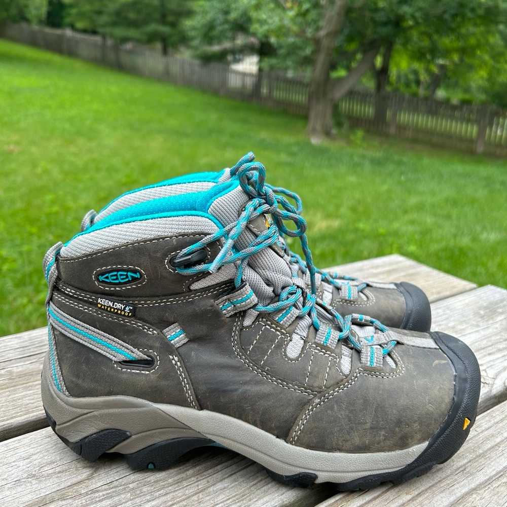 Keen Detroit XT Steel Toe Hiking Work Boots Grey … - image 2