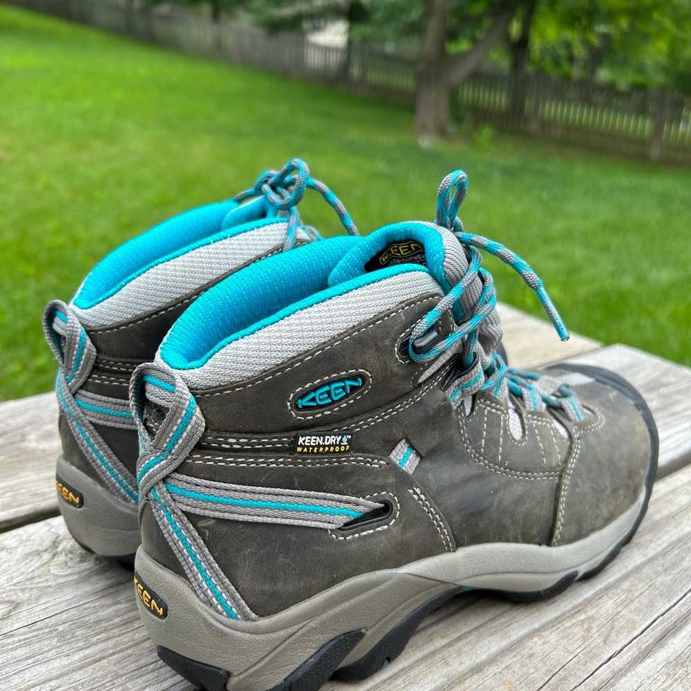 Keen Detroit XT Steel Toe Hiking Work Boots Grey … - image 7