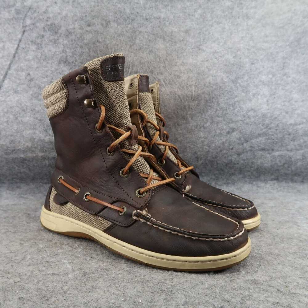 Sperry Shoes Womens 7.5 Boots Hikerfish Lace Up M… - image 1