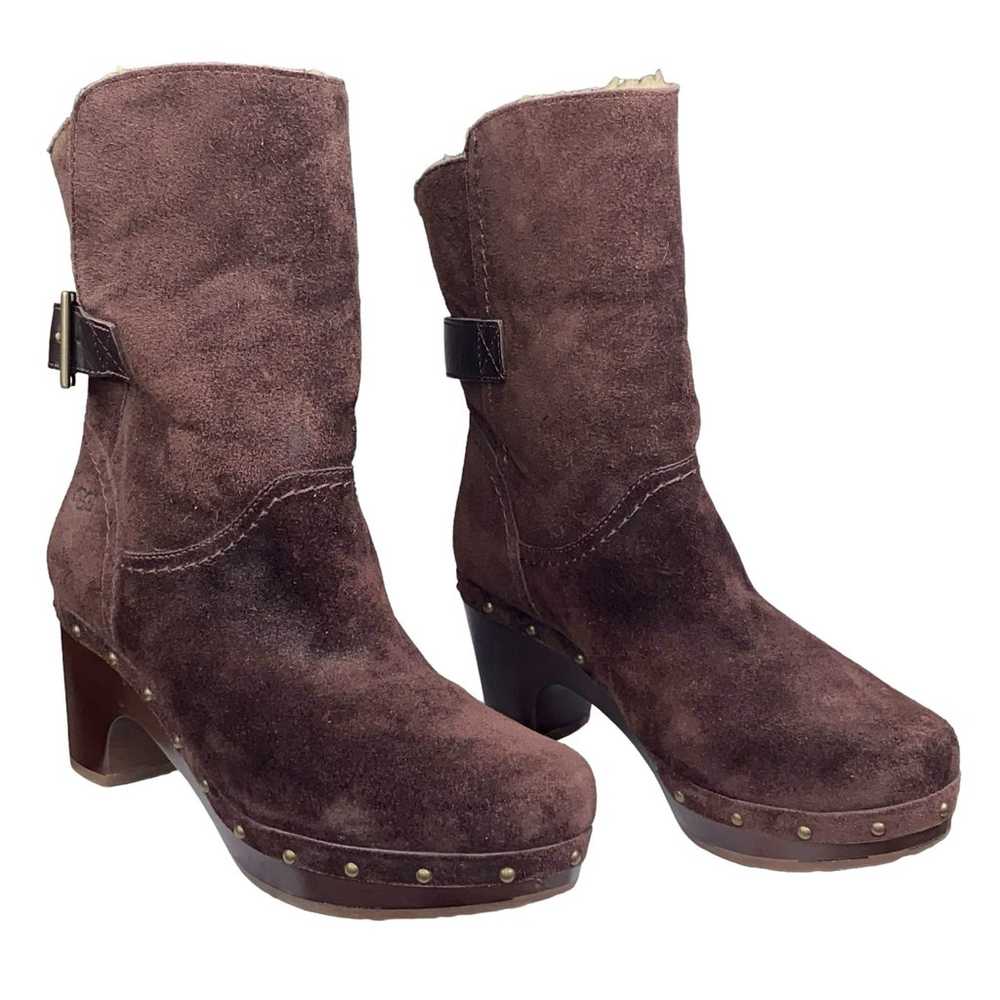 UGG Women’s Amoret Brown Suede Cuffed Ankle Boots… - image 10