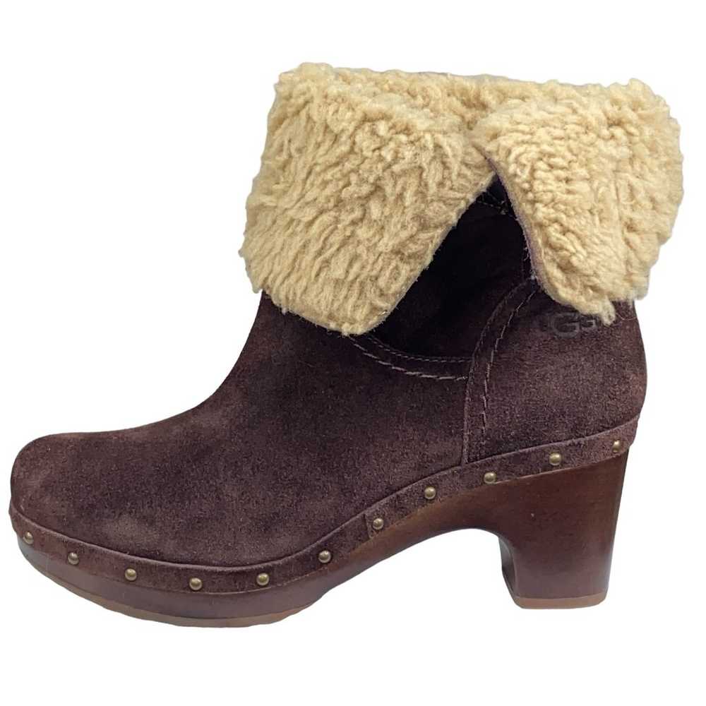 UGG Women’s Amoret Brown Suede Cuffed Ankle Boots… - image 3