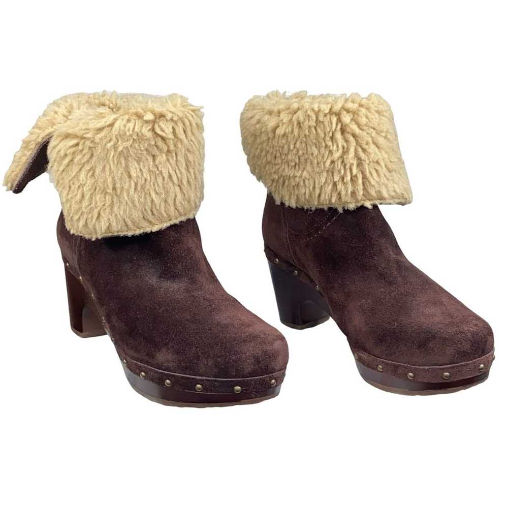UGG Women’s Amoret Brown Suede Cuffed Ankle Boots… - image 5