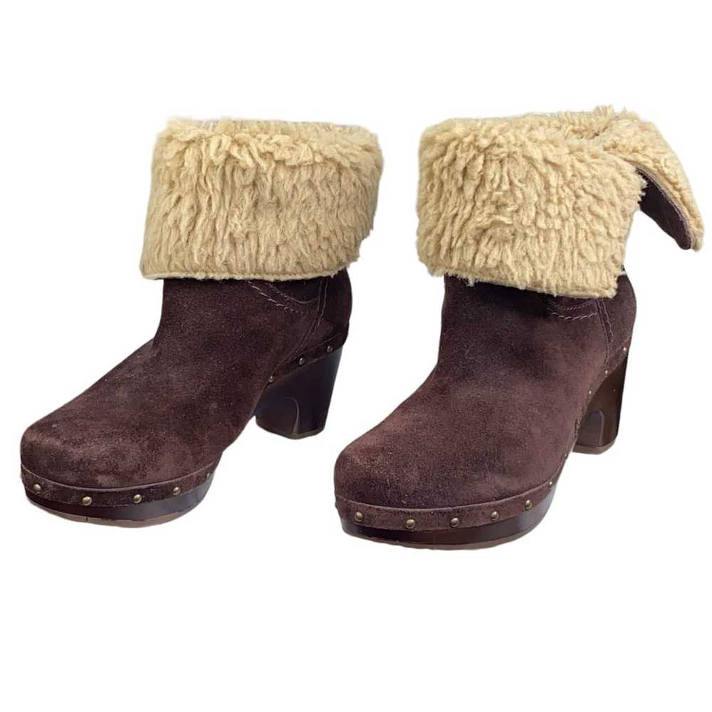 UGG Women’s Amoret Brown Suede Cuffed Ankle Boots… - image 6