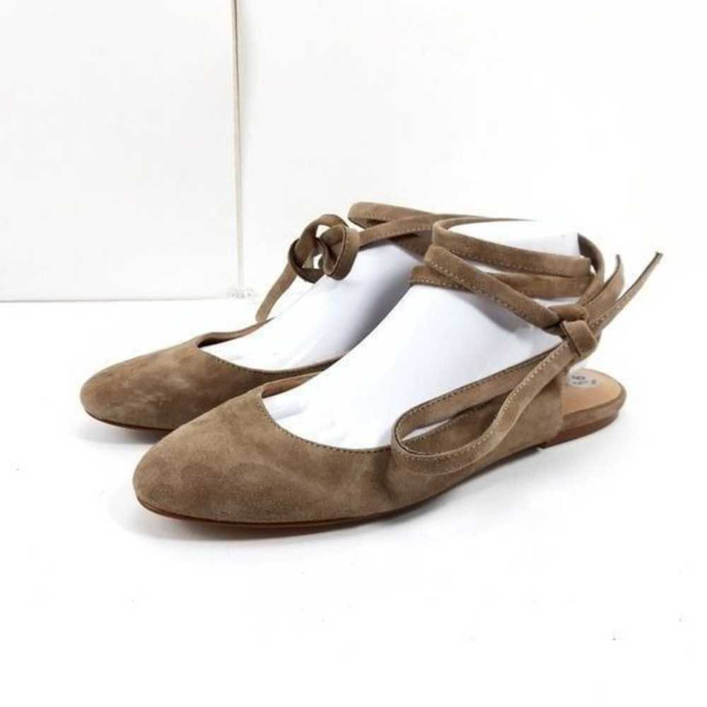 Madewell Women's April Ankle Wrap Flat Suede Leat… - image 2