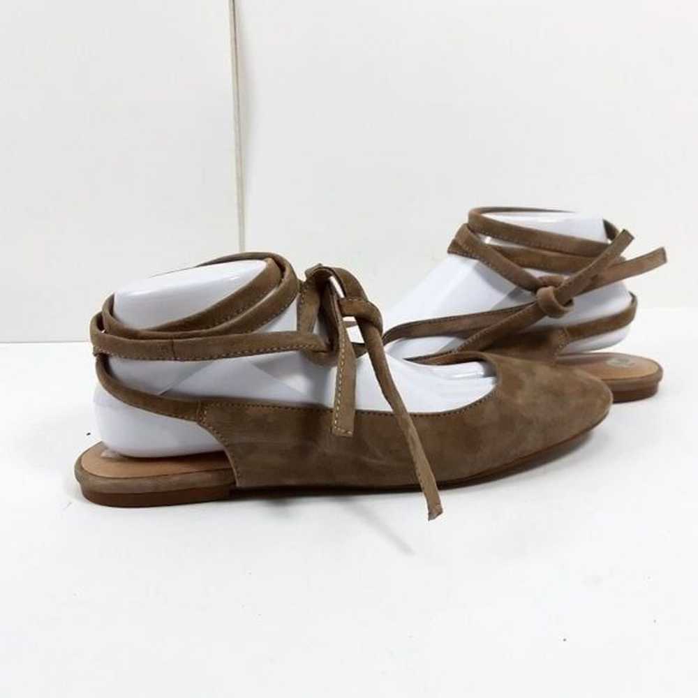 Madewell Women's April Ankle Wrap Flat Suede Leat… - image 7