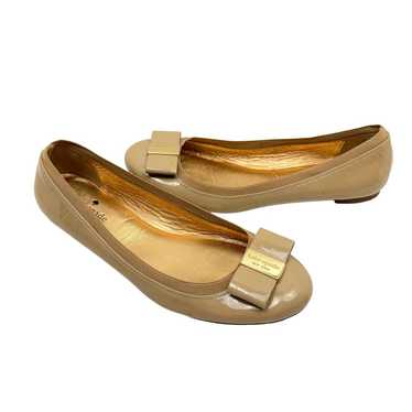 Kate Spade New York Neutral Tan Patent Leather To… - image 1
