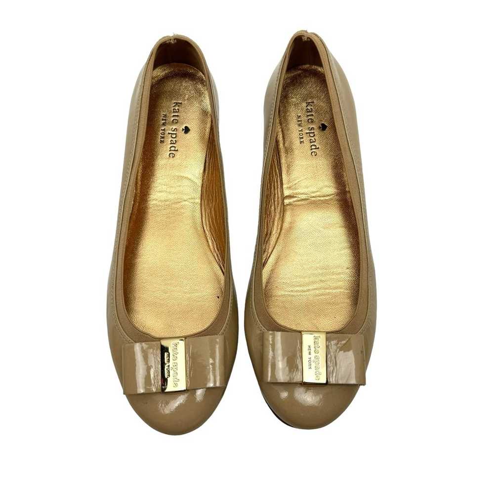 Kate Spade New York Neutral Tan Patent Leather To… - image 2