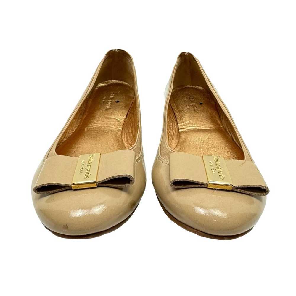 Kate Spade New York Neutral Tan Patent Leather To… - image 3
