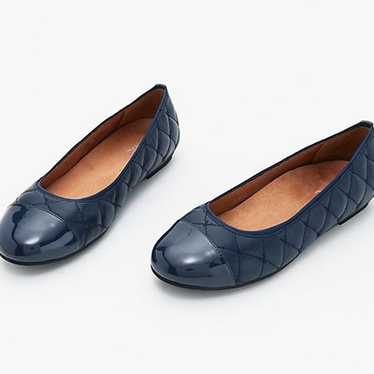 Vionic Quilted Leather Desiree Flats