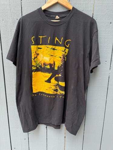 STING Ten Summoner's Tales ツアーTシャツ Vintage 1993 Sting Ten Summoner's Tale World Tour T Shirt
