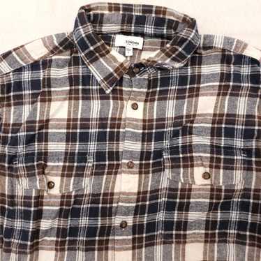 Sonoma Sonoma Tartan Flannel Shirt Mens Size Larg… - image 1
