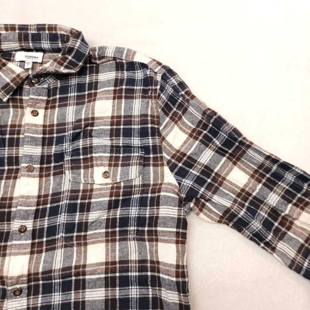 Sonoma Sonoma Tartan Flannel Shirt Mens Size Larg… - image 5