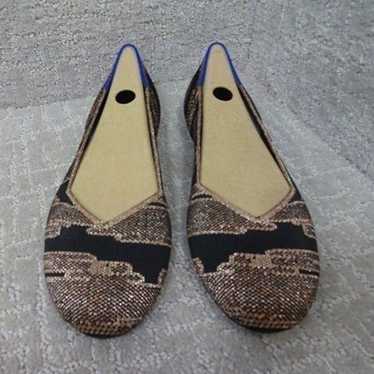 Rothy's The Flat Women's Size 10.5 US Golden Shimm