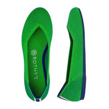 Rothy’s The Flat Jelly Bean Green RARE Women’s Si… - image 1