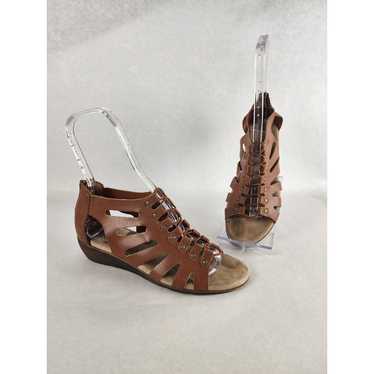 Baretraps Women's Easton Brown Leather Heels Size 