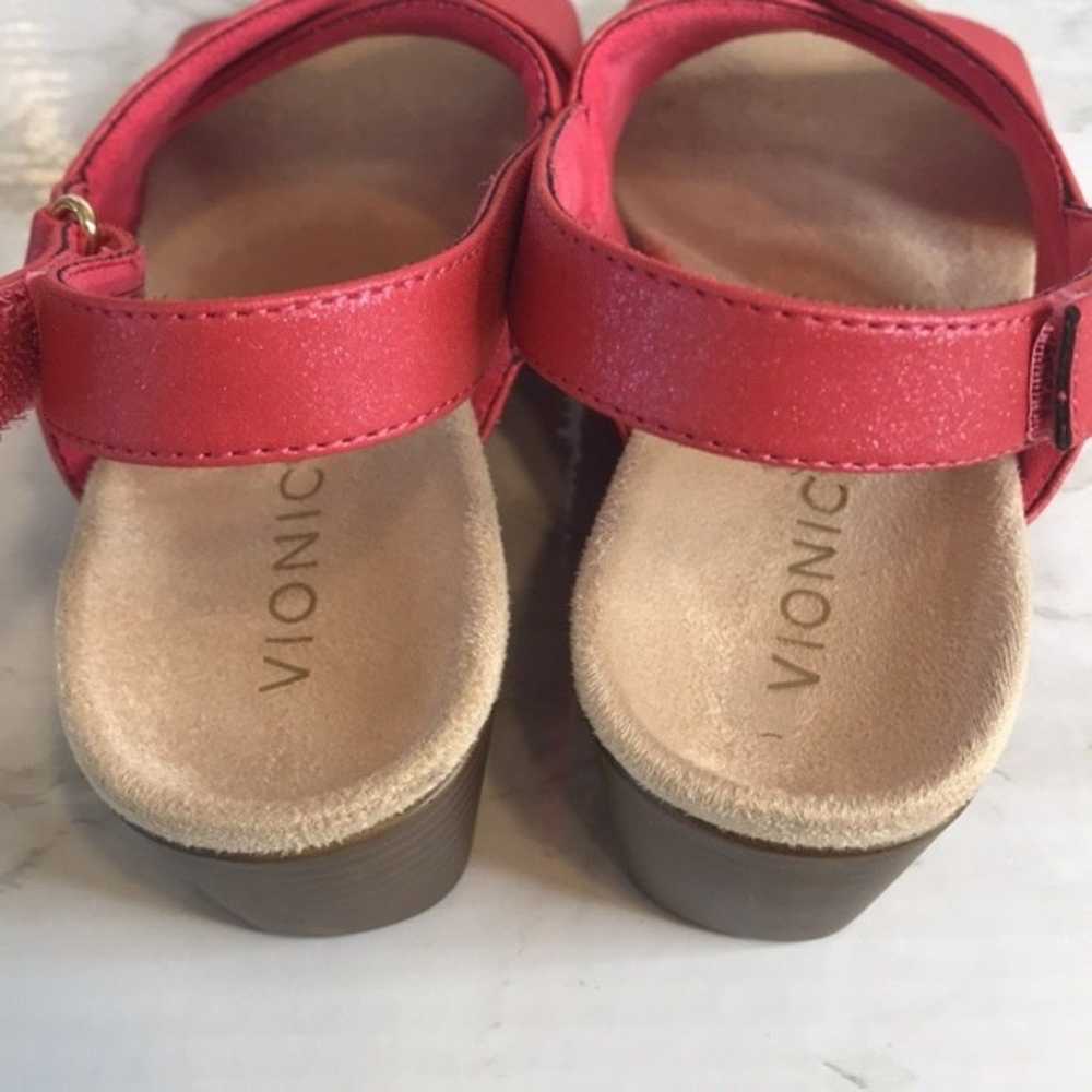 Vionic Cherry McKenna Slingback Wedge Sandals siz… - image 4