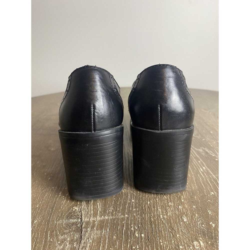 Mudd Chunky Block Platform Loafer Heels Shoes Vin… - image 10