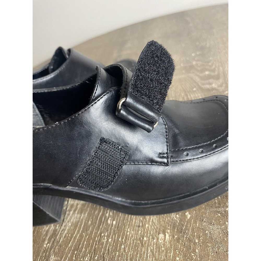 Mudd Chunky Block Platform Loafer Heels Shoes Vin… - image 11