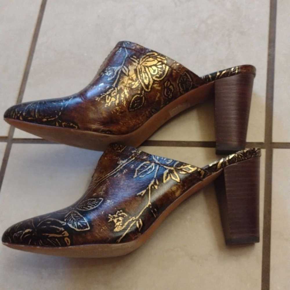 Patricia Nash Ruffina genuine leather mule pumps … - image 6