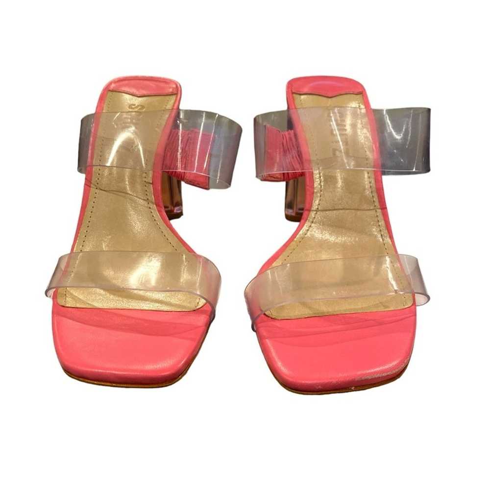 Schutz Ariella Acrylic Translucent Mules Sandals … - image 3